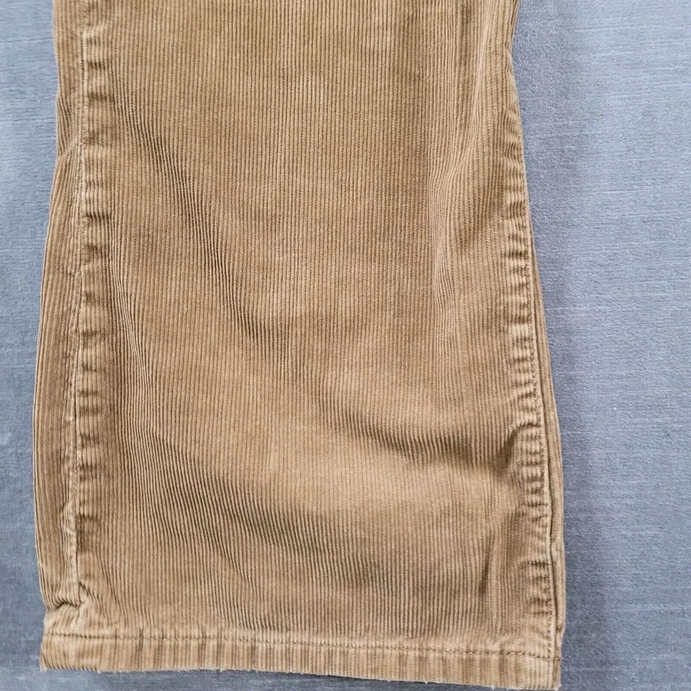 Polo Ralph Lauren‎ Corduroy Brown Pants Chino Mens Actual Size 34 x 31